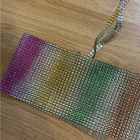 Dolls Kill Multicolor Rhinestone Top - Picture 2 of 5